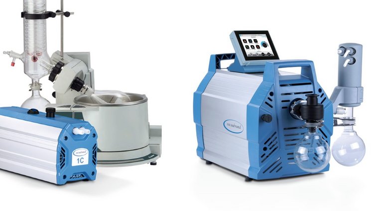 Vacuum pumps and pumping units for different boiling points and volumes