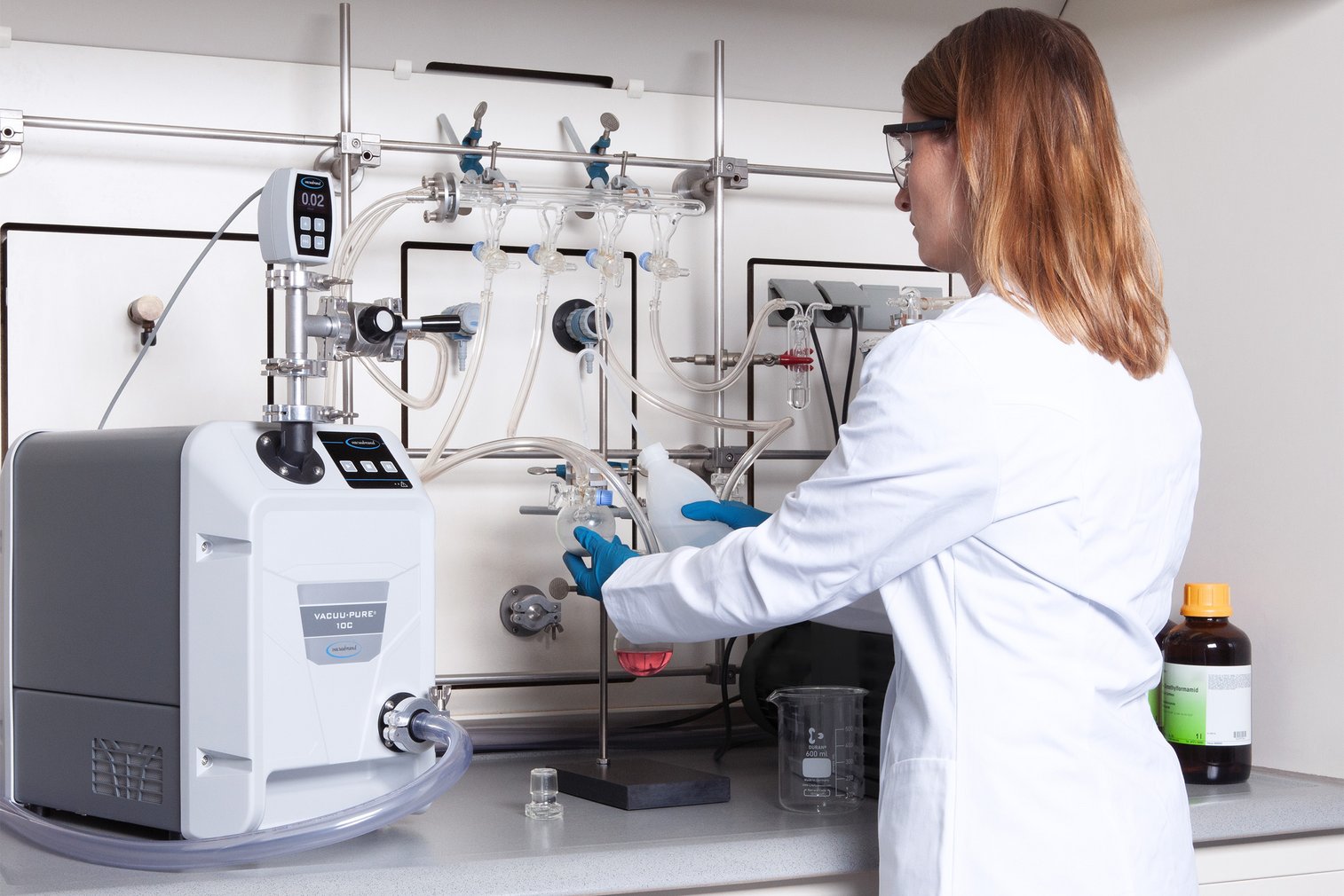 Schlenk line Vacuum pumps VACUUBRAND