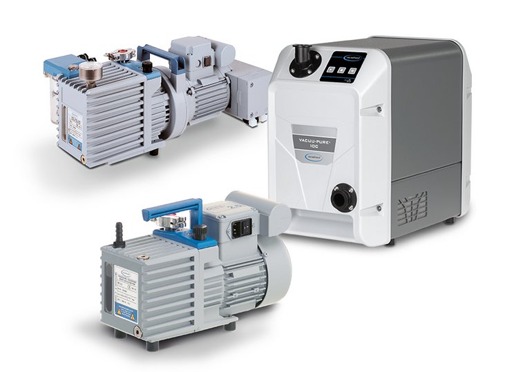 Different vacuum pumps can be used for freeze drying.